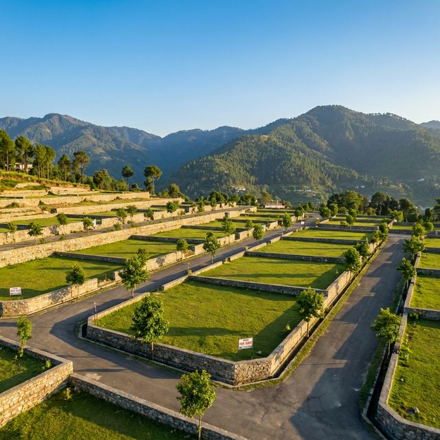 Beautiful plots in Haldwani with mountain views